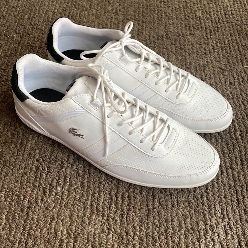 Lacoste shoes- worn 1 time.